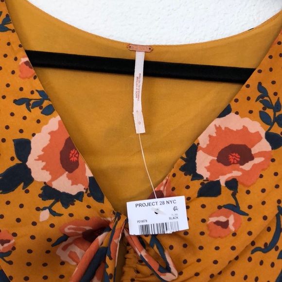 Free People Morning Light Mini Dress in Yellow 0 - Picture 6 of 8